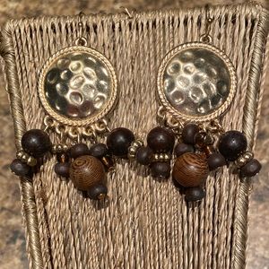 Brown and Gold Cato Dangly